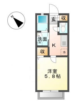 京成本線 公津の杜駅 徒歩10分 2階建 築12年の間取り写真
