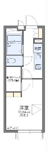 レオパレスマドレーヌの間取り写真