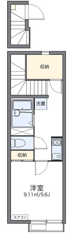 レオネクストルミエール北沢の間取り写真