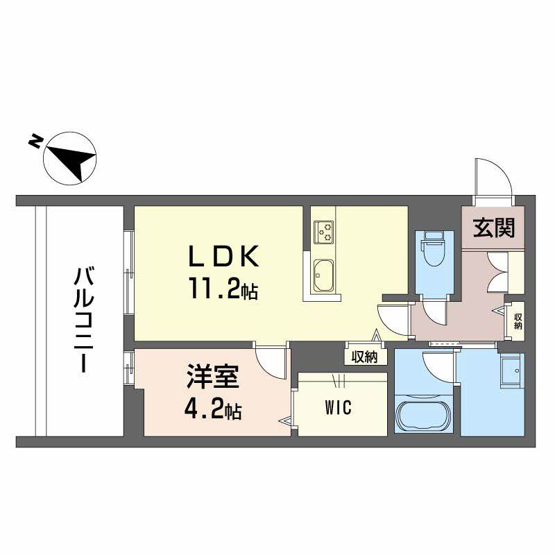 Paradiso本荘の間取り写真