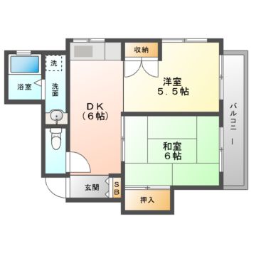 コーポ守口の間取り写真