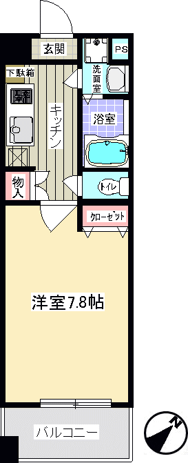 KYレジデンスの間取り写真