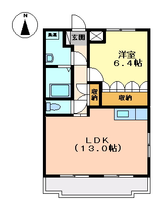 カトレアガーデンの間取り