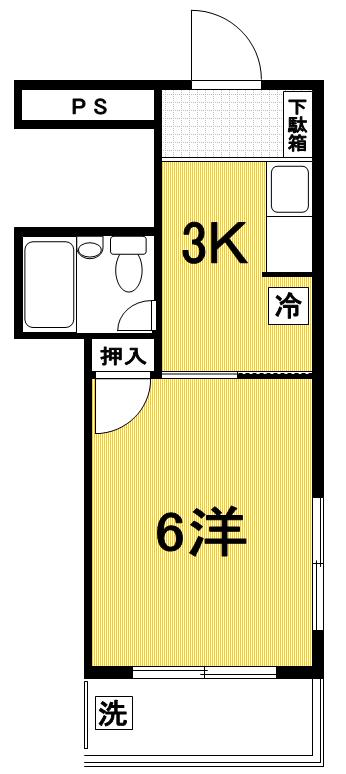 ポラリス城山の間取り