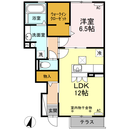 リーヴ　カルムの間取り