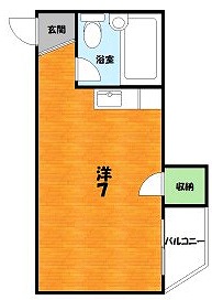 牧野サンマンションＡ棟の間取り