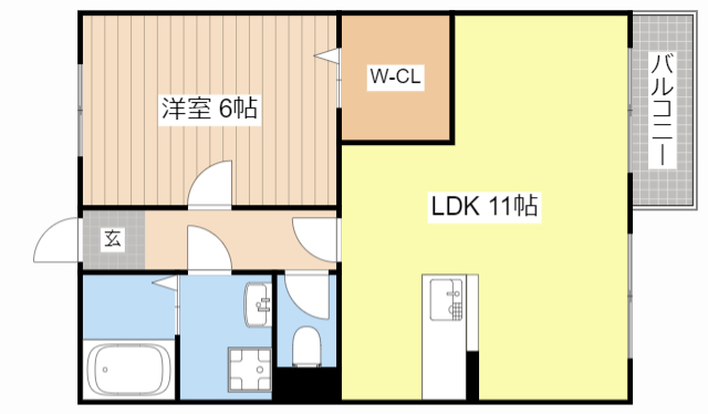 メゾンボヌールの間取り