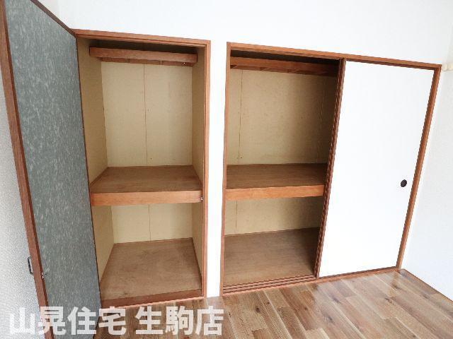 収納　ちょっとした収納スペースも充実しています