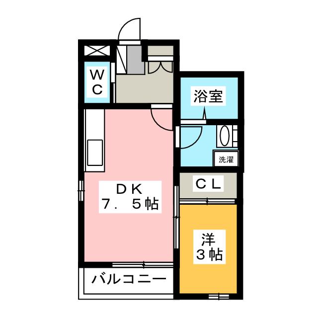 ヴィラージュ八斗島の間取り