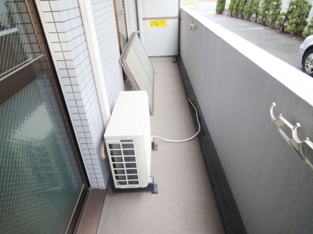 バルコニー　写真は別号室のものです。