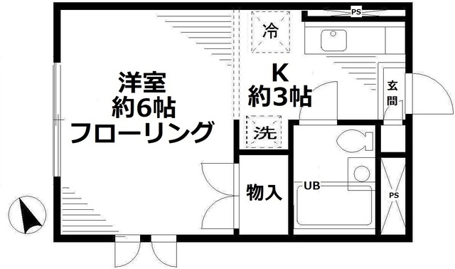 グレース飛鳥の間取り