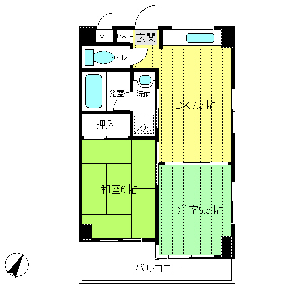 キャッスルたまプラの間取り