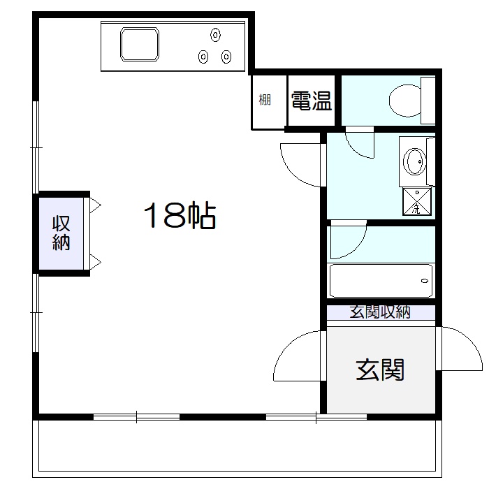 Ｎ－ＣＵＢＥIIの間取り