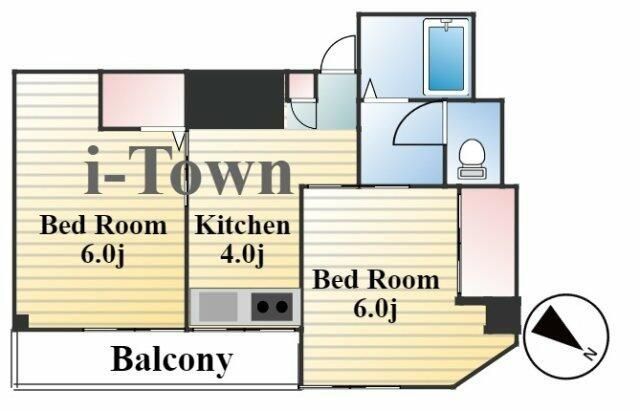 川口市領家のマンションの間取り