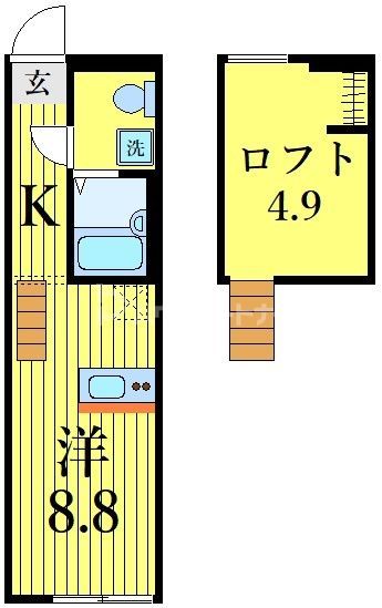 Belle Sweet 江戸川の間取り