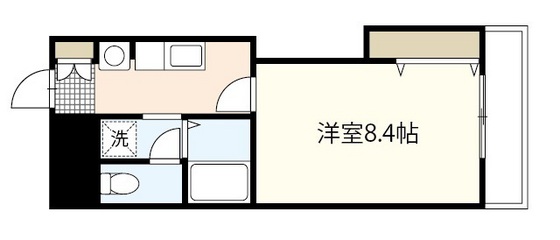 アンブシュール京橋の間取り