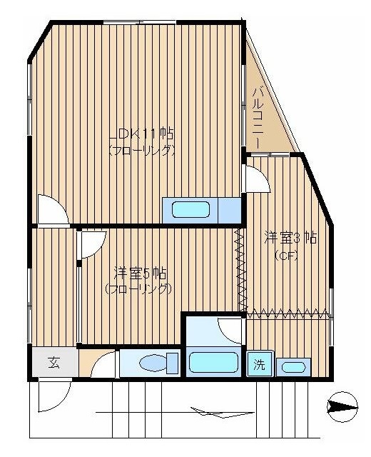 杉本ビルの間取り