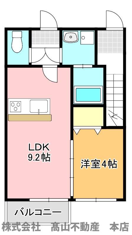 ラフォーレさつき十番館の間取り