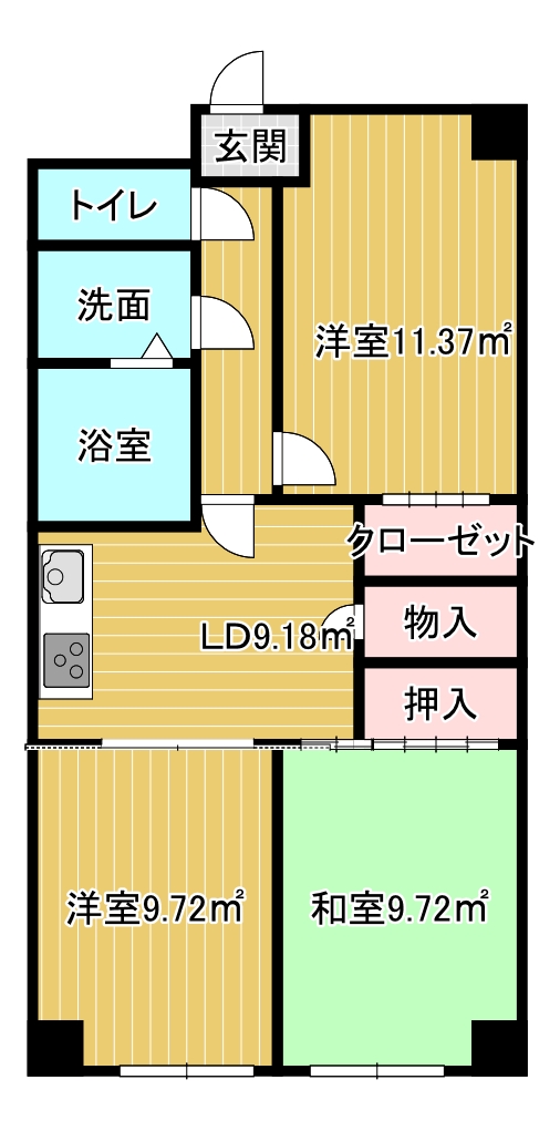 フレスコラヴィエの間取り