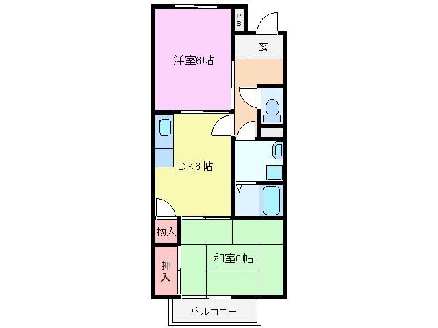 Ｓｕｒｐｌｕｓアルカディア Ｂ棟の間取り