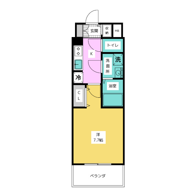 Ｓ－ＲＥＳＩＤＥＮＣＥ堀田Ｎｏｒｔｈ　ＩＩの間取り