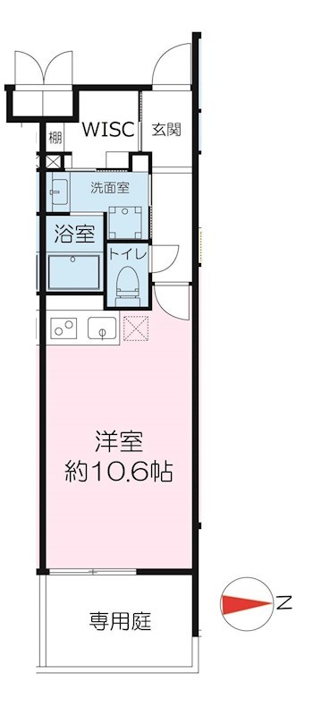 【尼崎市塚口町のマンションの間取り】