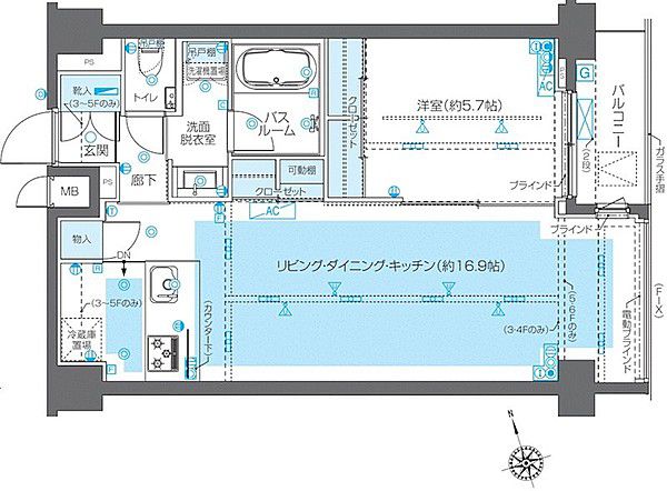 ZOOM広尾の間取り