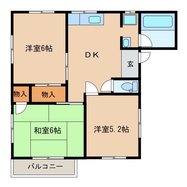 サンハイツ3号の間取り