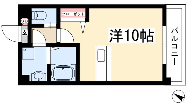 Excel Court櫻の間取り