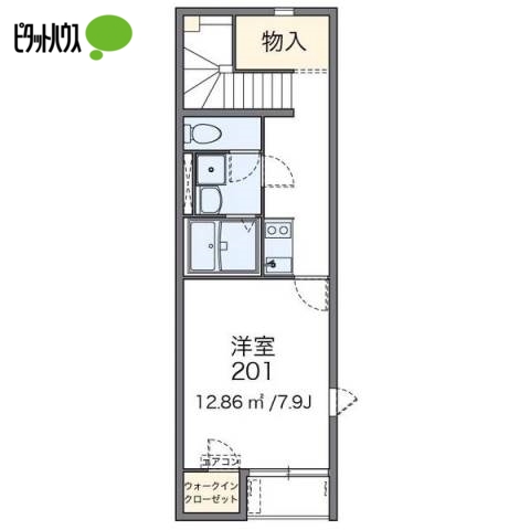 レオネクスト上河原の間取り