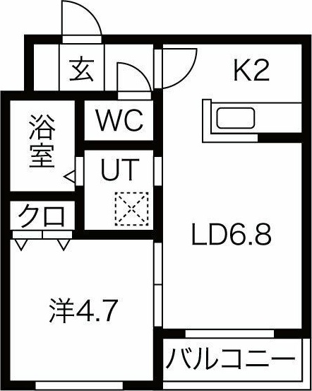 カハラ澄川の間取り