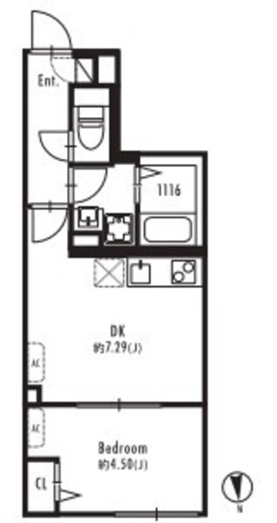 グランパセオ北新宿の間取り