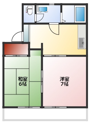 メゾンゴールデンバレー　A棟の間取り