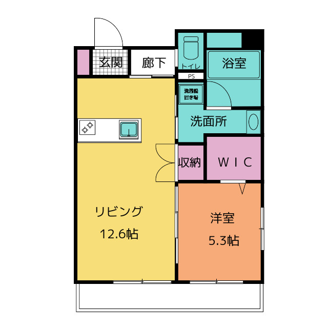 さんぶらいと本通りの間取り