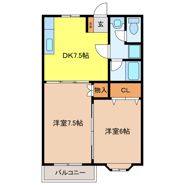 Twins Coopoの間取り