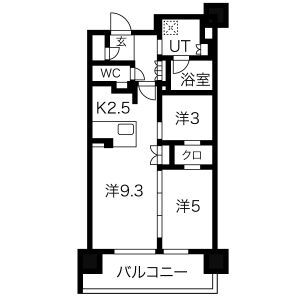 ローレルアイ名駅東の間取り