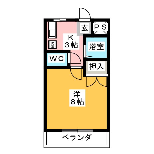 ファミール若葉の間取り