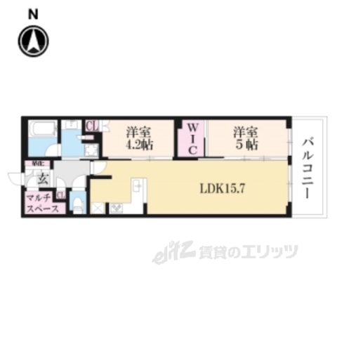 ジオ大津京町の間取り