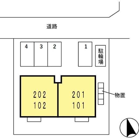 【エスペランサIIの駐車場】