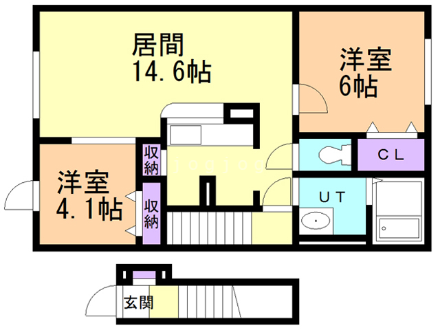 アヴニールの間取り