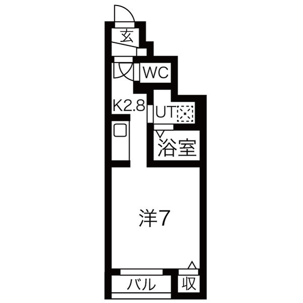 ウエノハイツ一本杉町の間取り