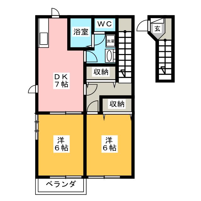 芳菫閣　Iの間取り