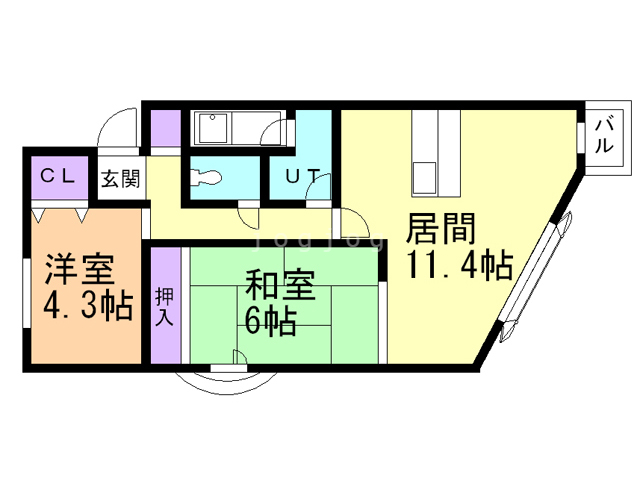 αＮＥＸＴ札幌第１６の間取り