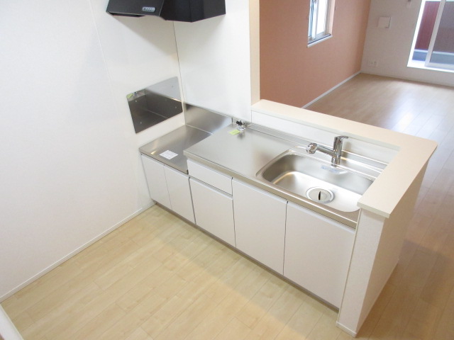 キッチン　浄水器一体型のキッチン