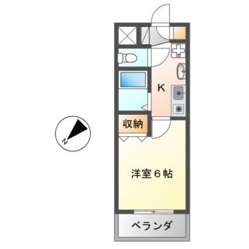 プレサンス鶴舞駅前ブリリアントの間取り