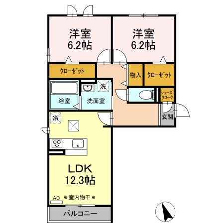 ラヴィベール　Iの間取り