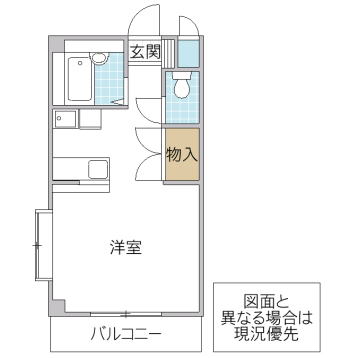 グランクレール 1番館の間取り