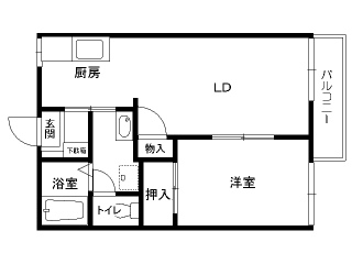 アクティハイツ2の間取り