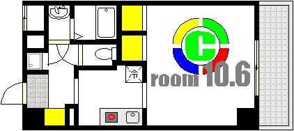 広島市中区十日市町のマンションの間取り