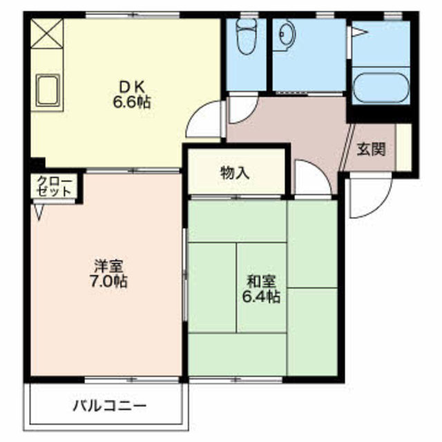 サンハイムヤマト　IIの間取り